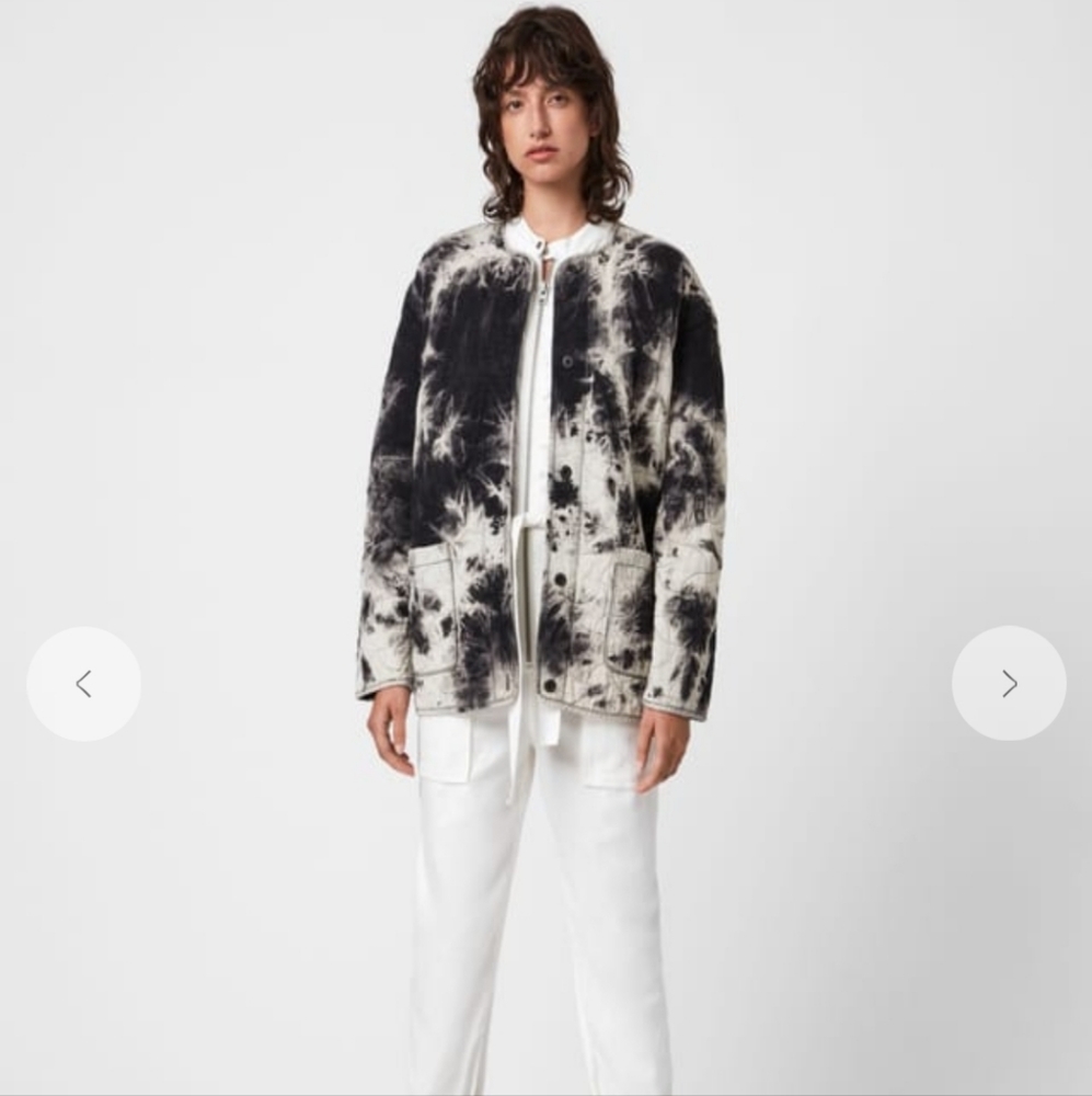 All Saints quilted liner jacket